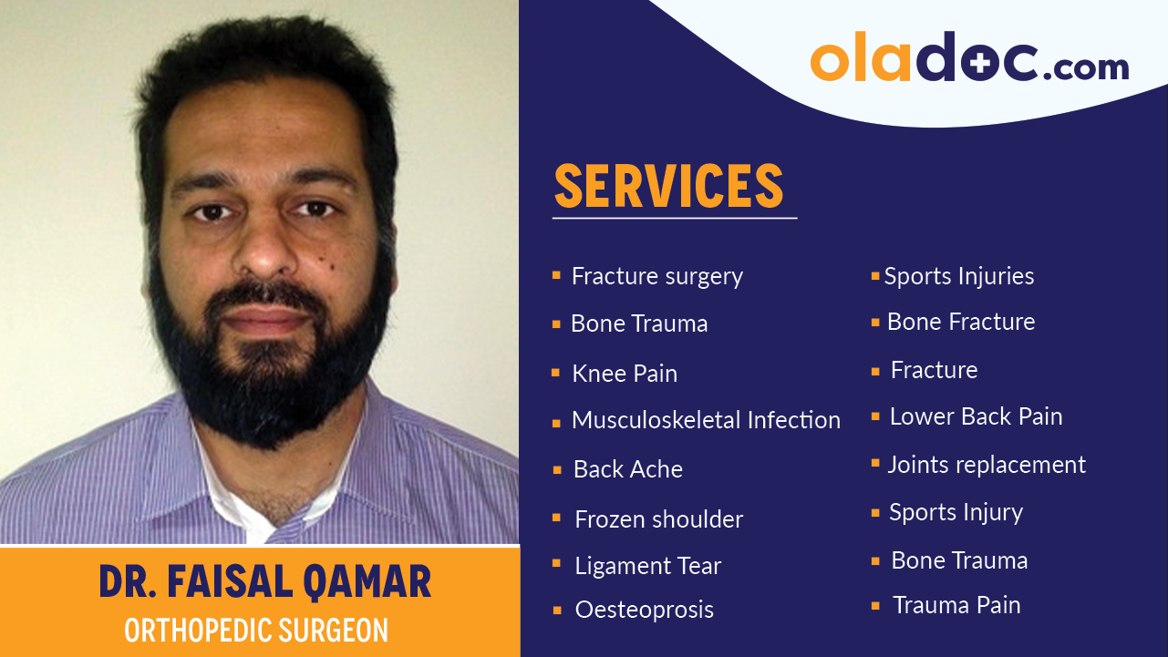 Services  provided by Dr. Faisal Qamar